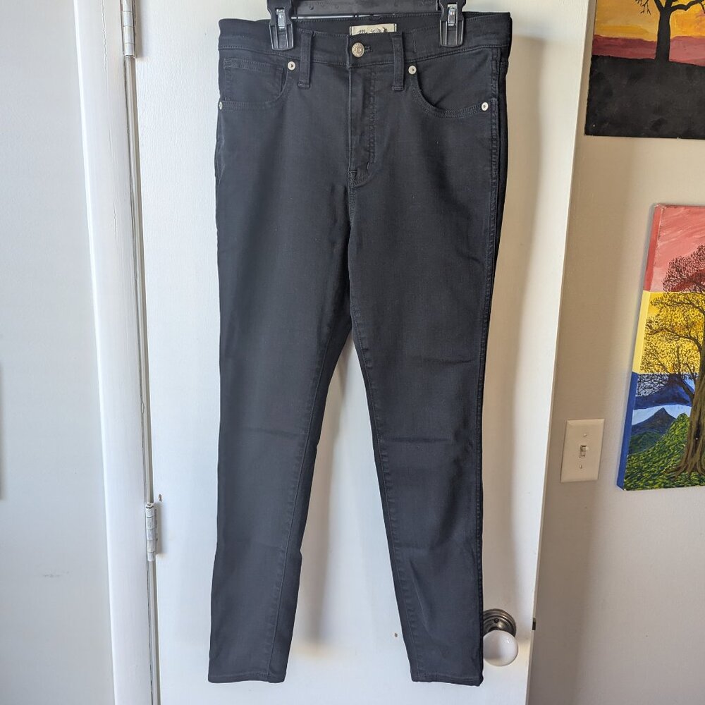Madewell Black 10" High-Rise Skinny Jeans Size 28